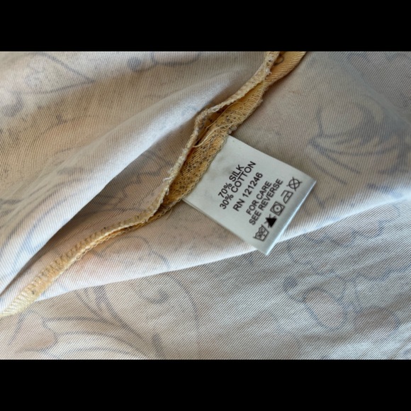 Saltaire Mens Button Up Shirt (70%silk/30%cotton) - Picture 4 of 4